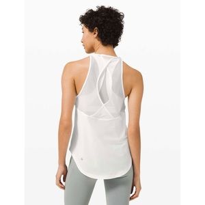 Lululemon Run Off-Route Tank in White Size 6